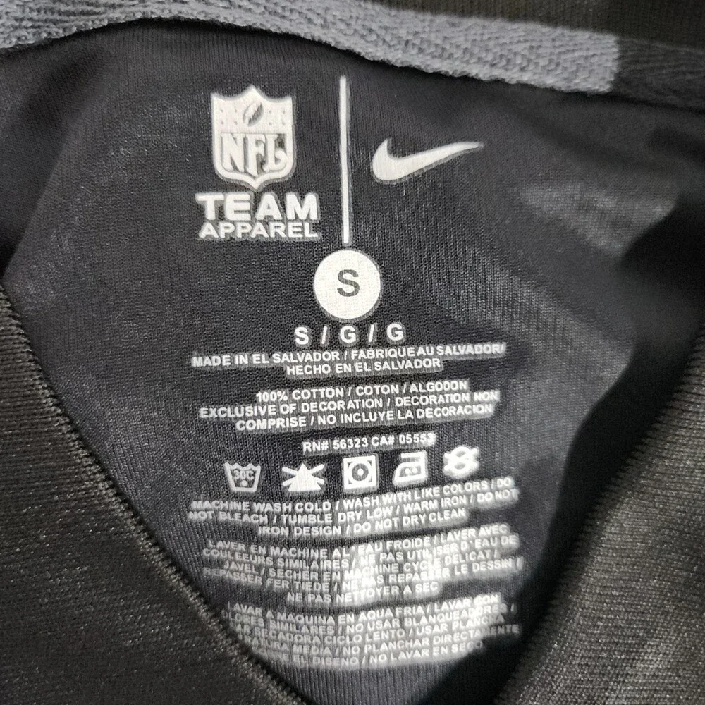 Nike Philadelphia Eagles Men's Polo Shirt Black Green Size S Authentic NFL 172